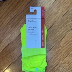 lululemon athletica Power Stride Tab Sock - Bright Yellow-Med